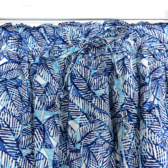 Gap Skirt Size Medium Multi Color Blue Pull On - Picture 2 of 4